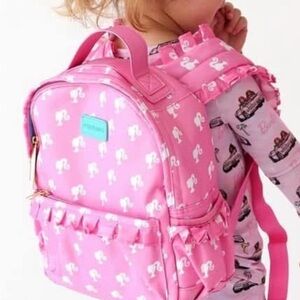 Posh Peanut Barbie Pink Mini Backpack with Ruffle Details
